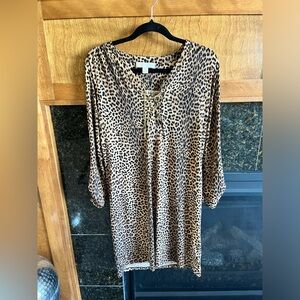 Michael Kors – leopard print dress – size medium
